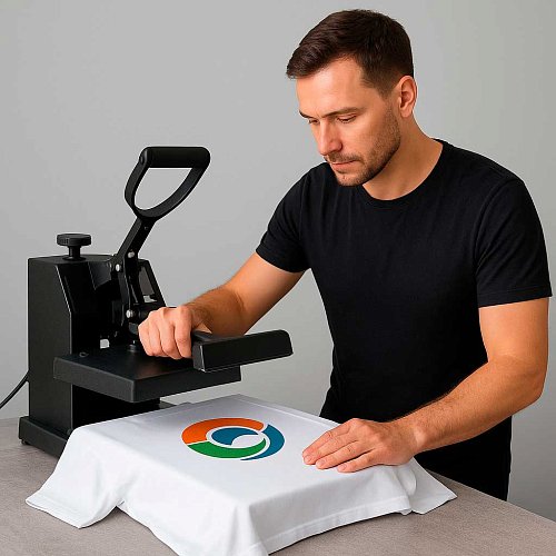 Нанесение логотипов  на одежду